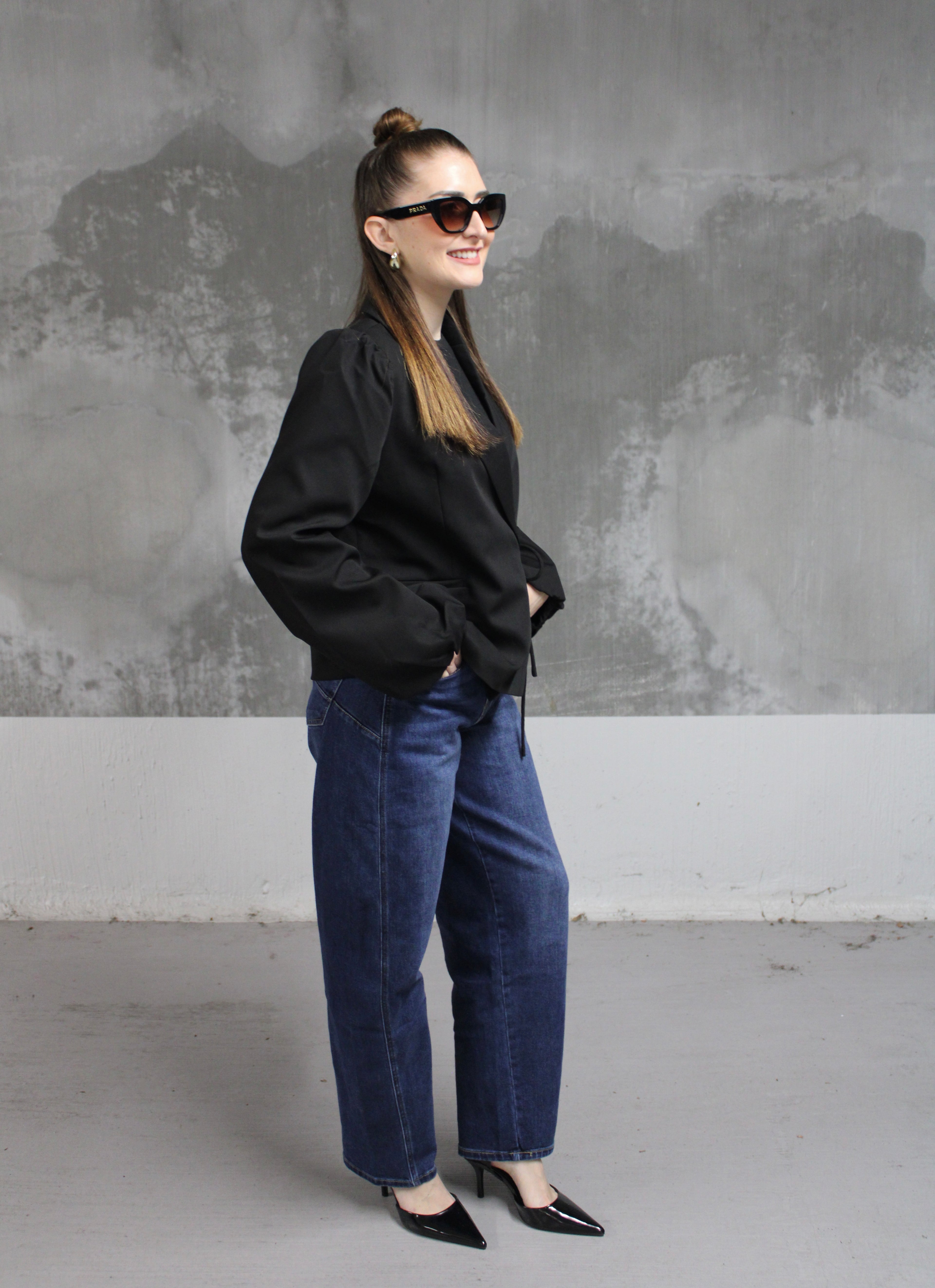 BLAZER CACHE-COEUR NOIR JULIE