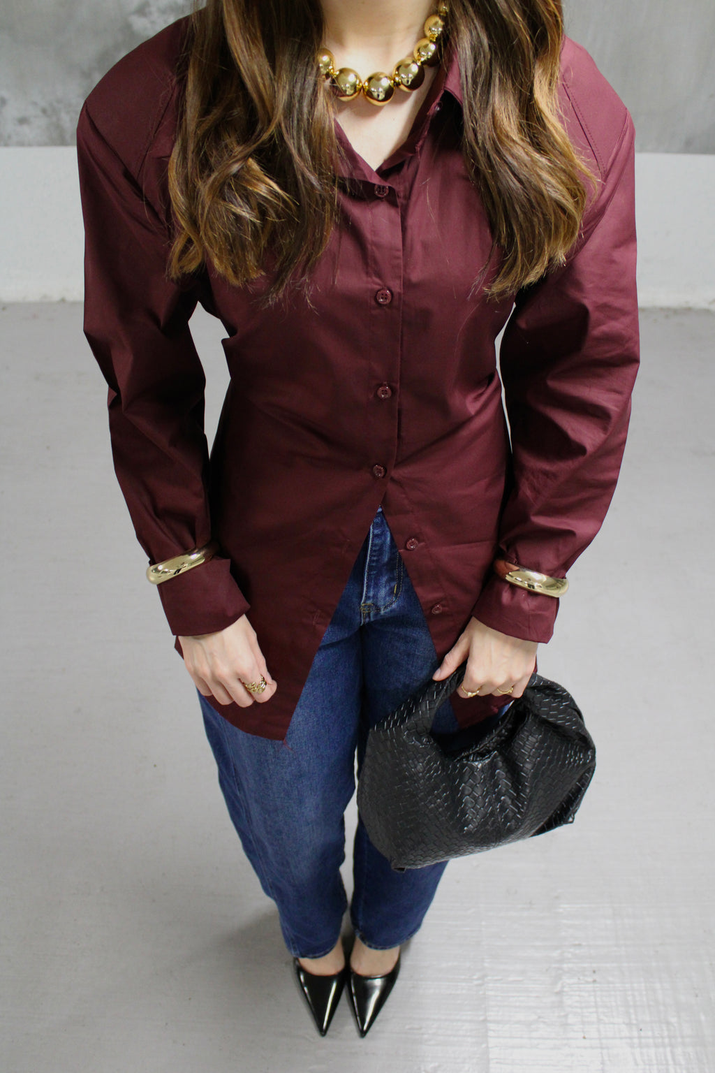 CHEMISE BORDEAUX LOUISA