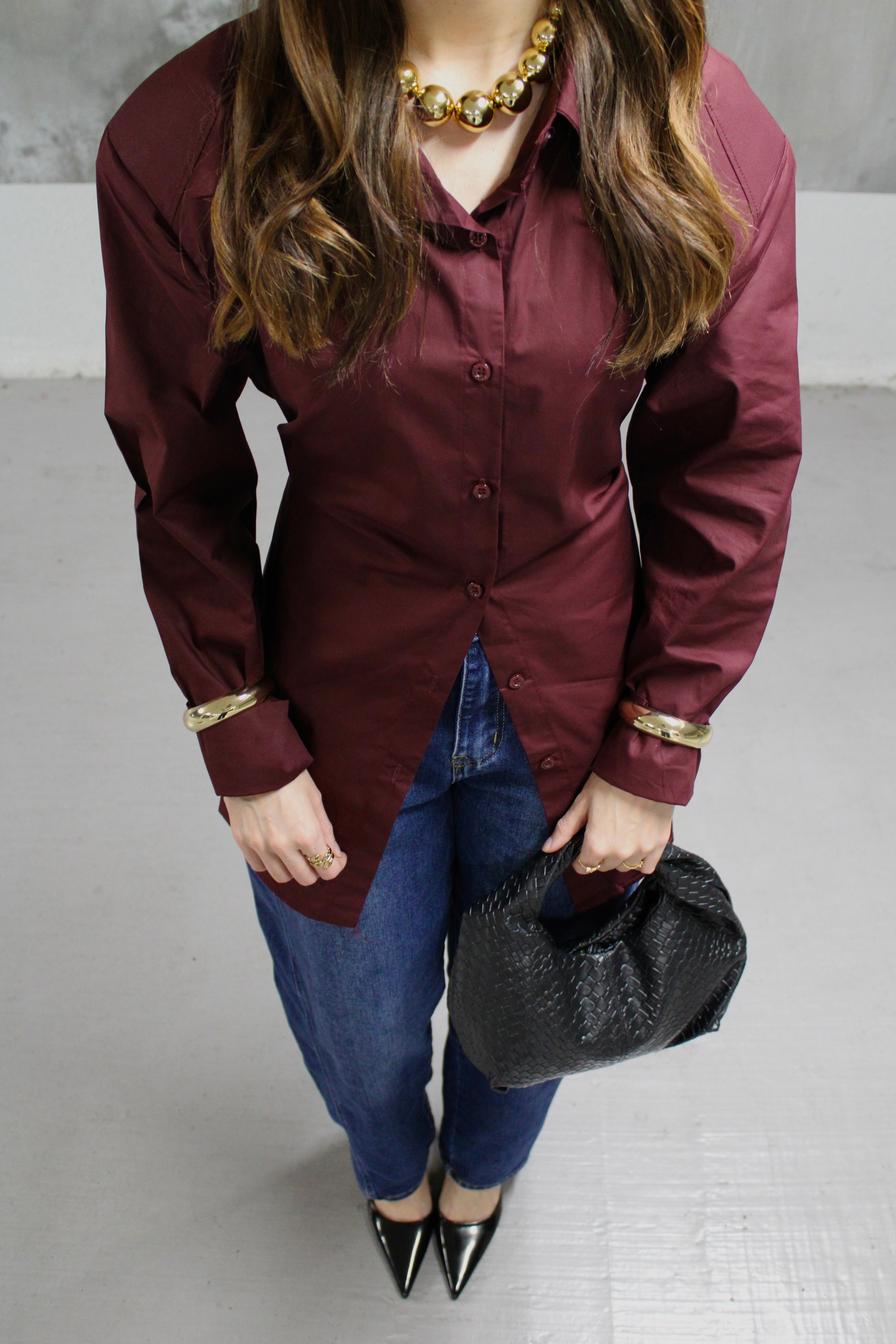 CHEMISE BORDEAUX LOUISA