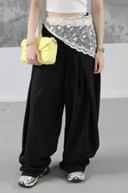 PANTALON FLUIDE PALAZZO NOIR