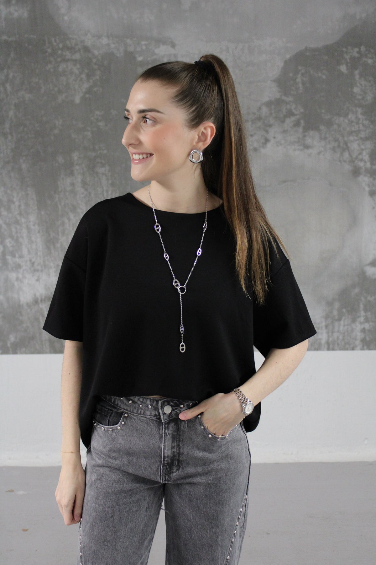 T-SHIRT LOLA NOIR