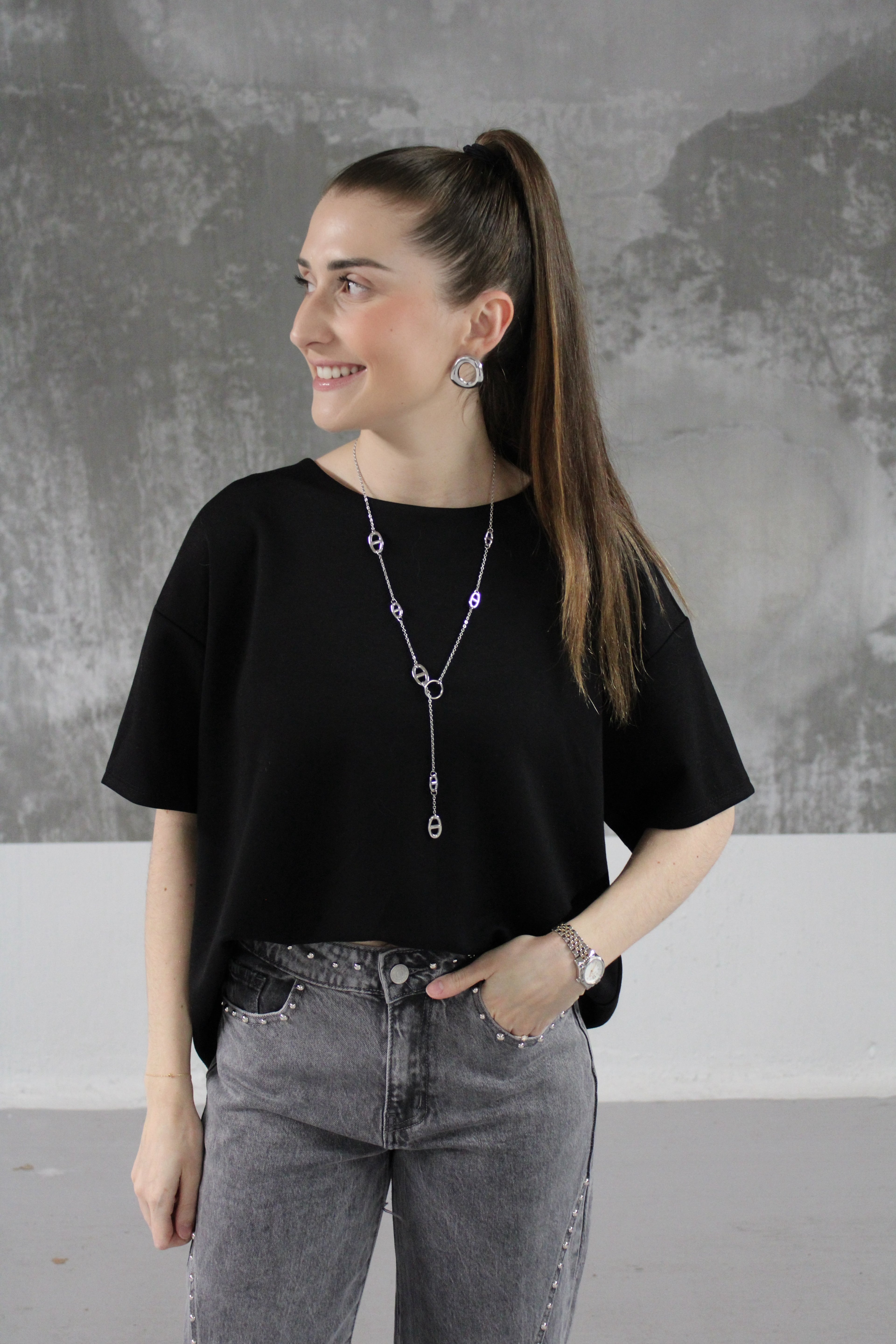 T-SHIRT LOLA NOIR