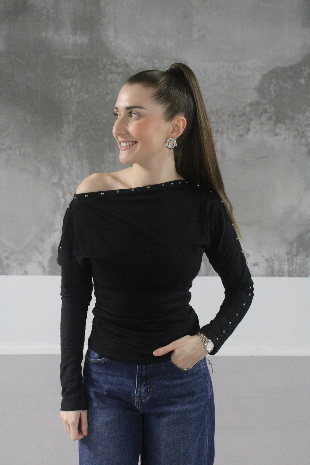 TOP LEA NOIR