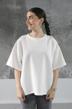 T-SHIRT LOVE BLANC