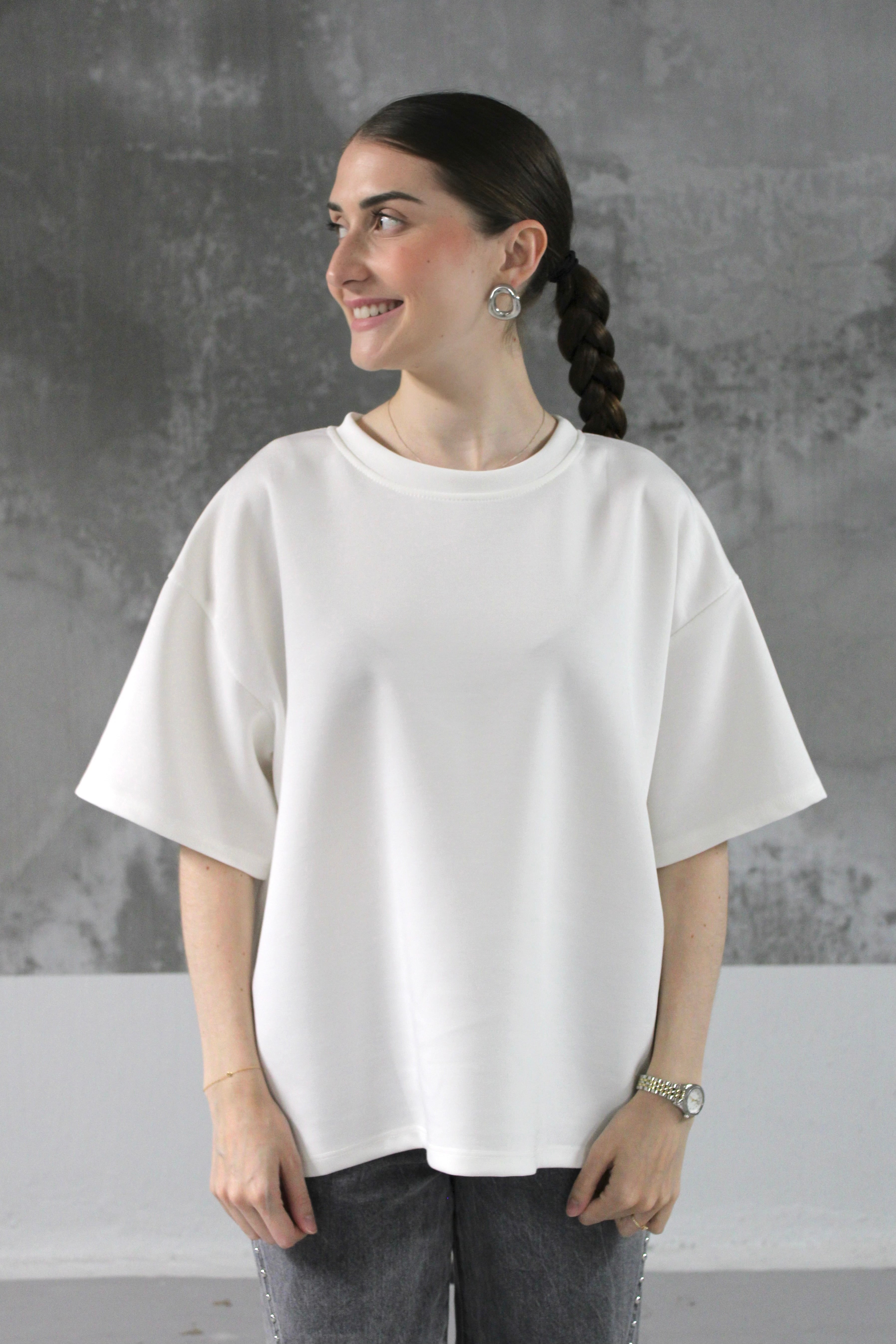 T-SHIRT LOVE BLANC