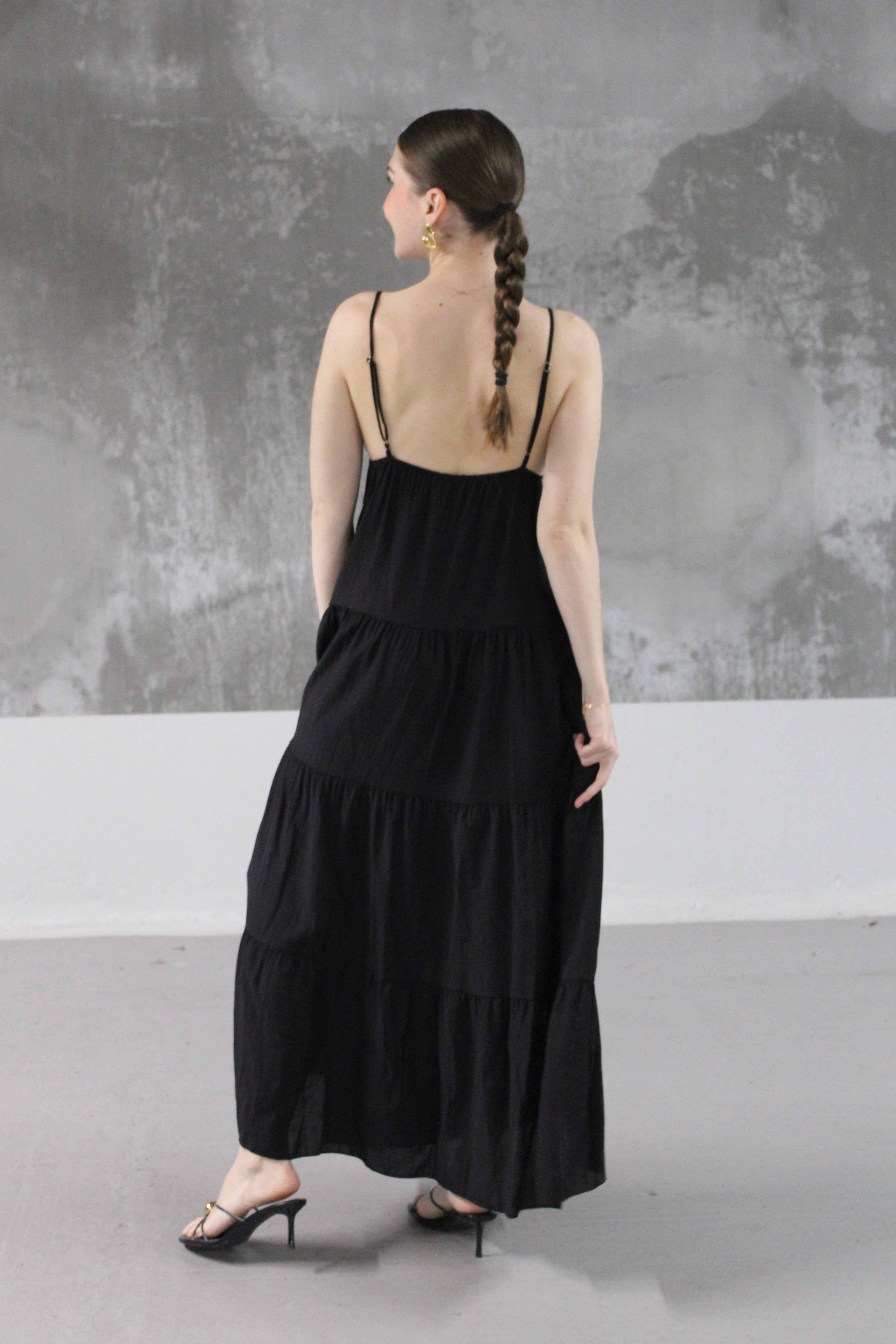 ROBE LONGUE SOLEIL NOIRE