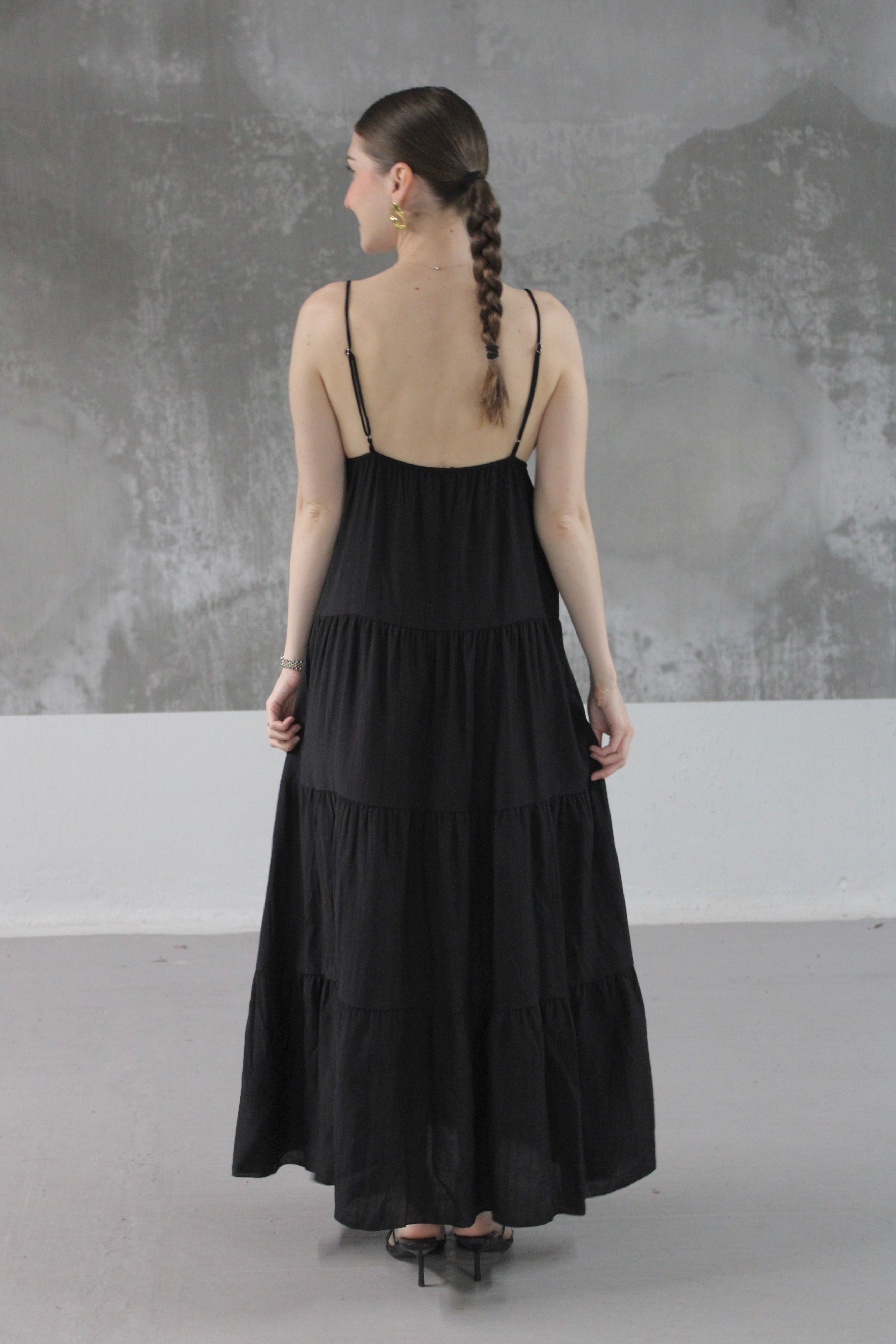 ROBE LONGUE SOLEIL NOIRE
