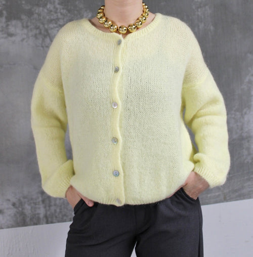 CARDIGAN ALBA JAUNE