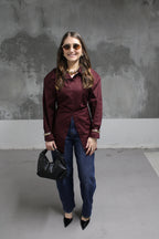 CHEMISE BORDEAUX LOUISA