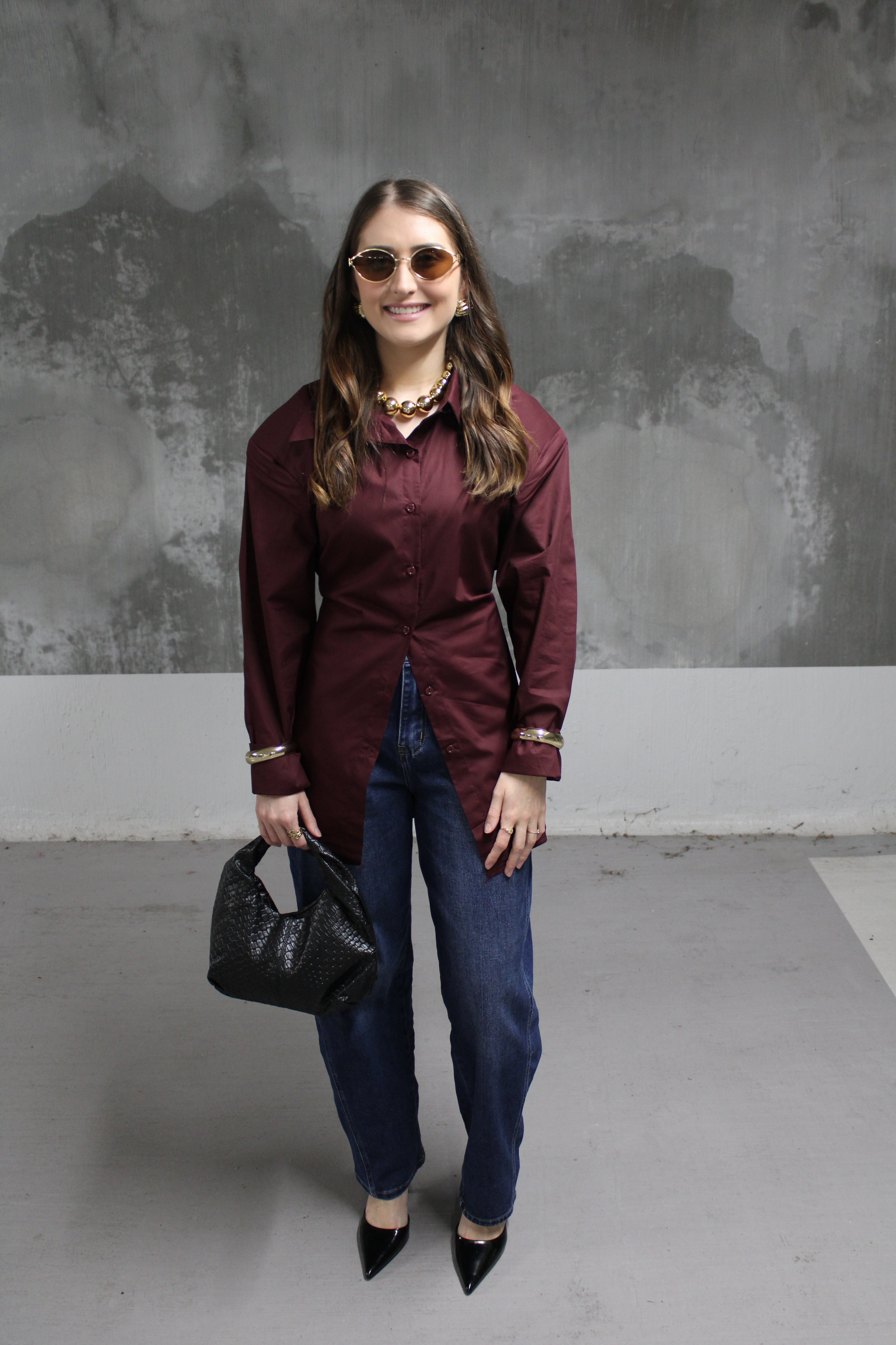 CHEMISE BORDEAUX LOUISA