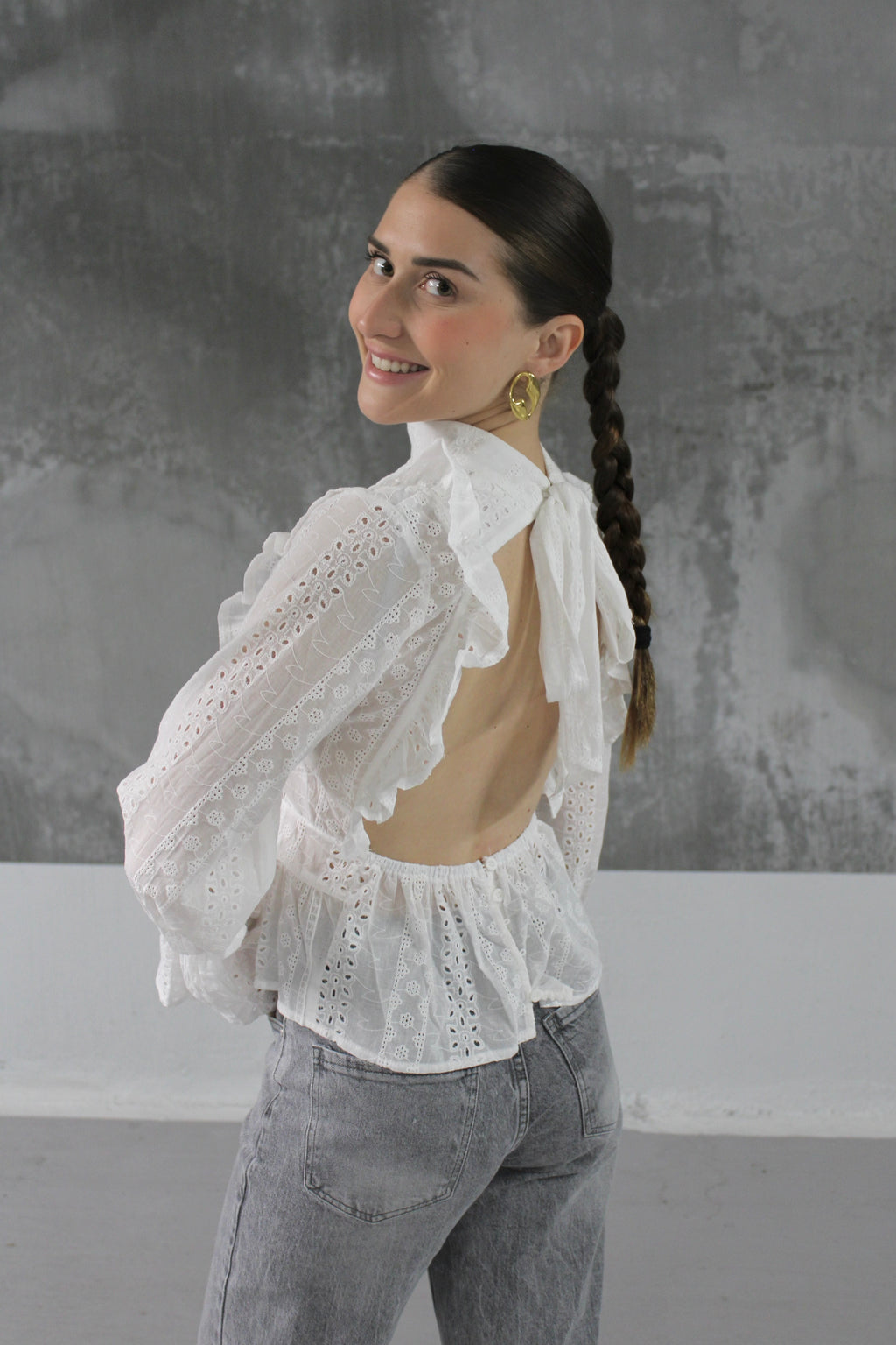 BLOUSE BLANCHE BRODERIE CHARLIE
