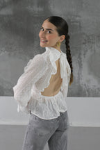 BLOUSE BLANCHE BRODERIE CHARLIE