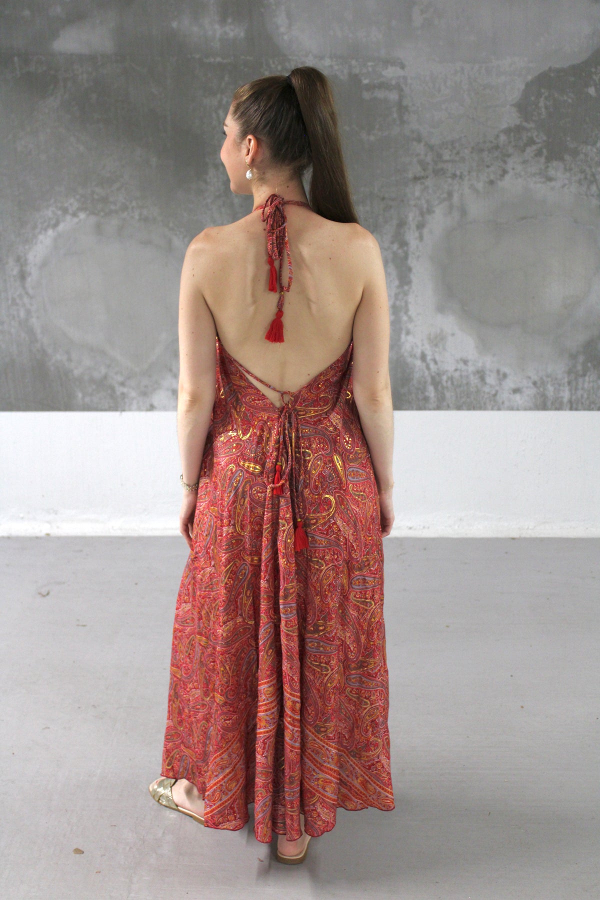 Robe bohème rouille