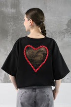 T-SHIRT LOVE NOIR