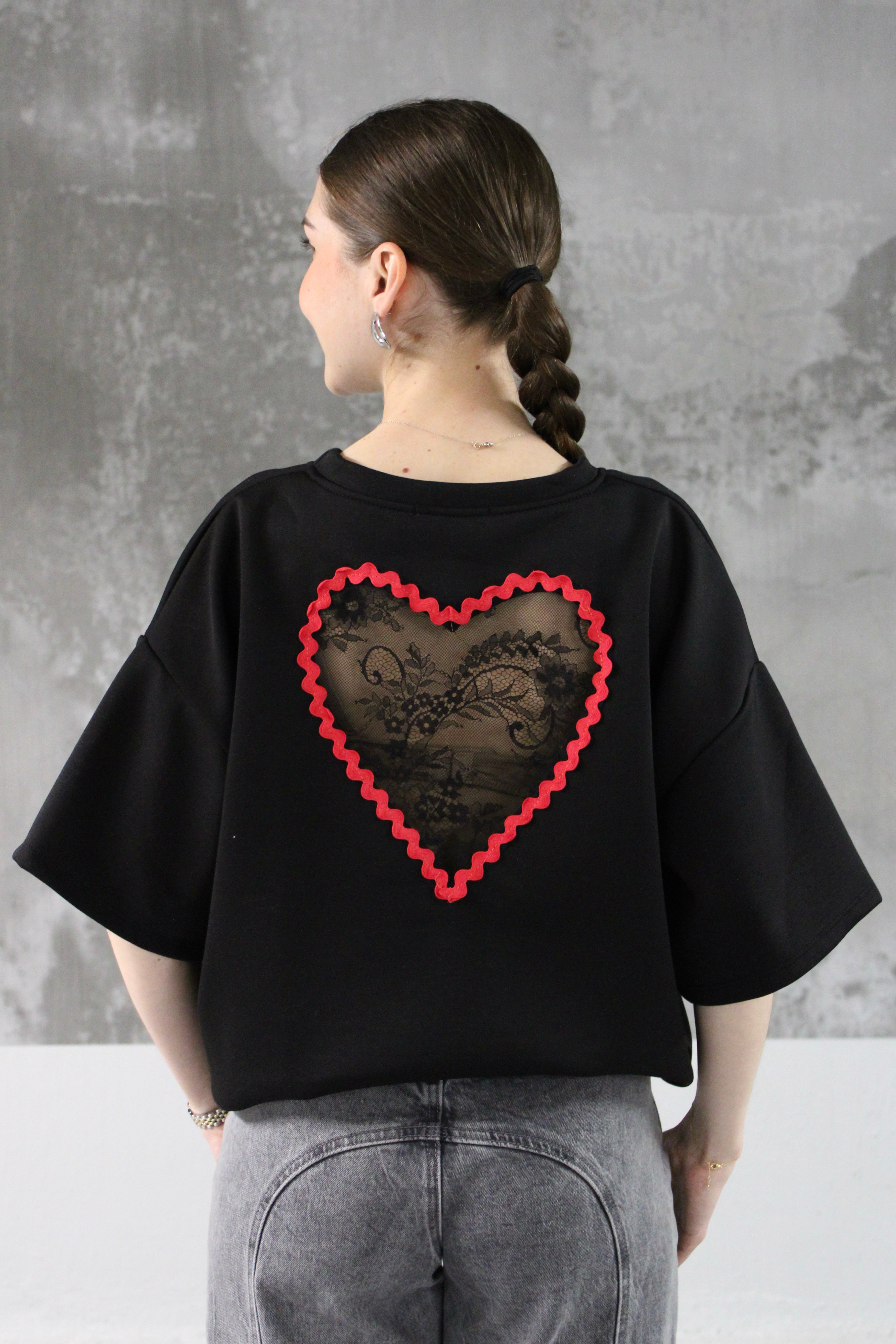 T-SHIRT LOVE NOIR
