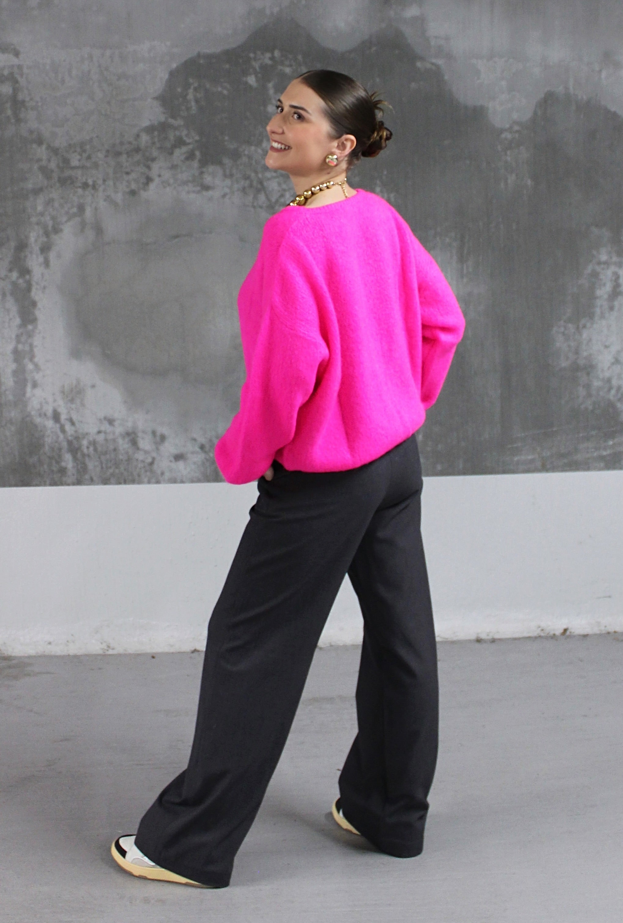 CARDIGAN ALBA ROSE FUSCHIA 🎀