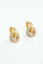 BOUCLES D'OREILLES STRASS
