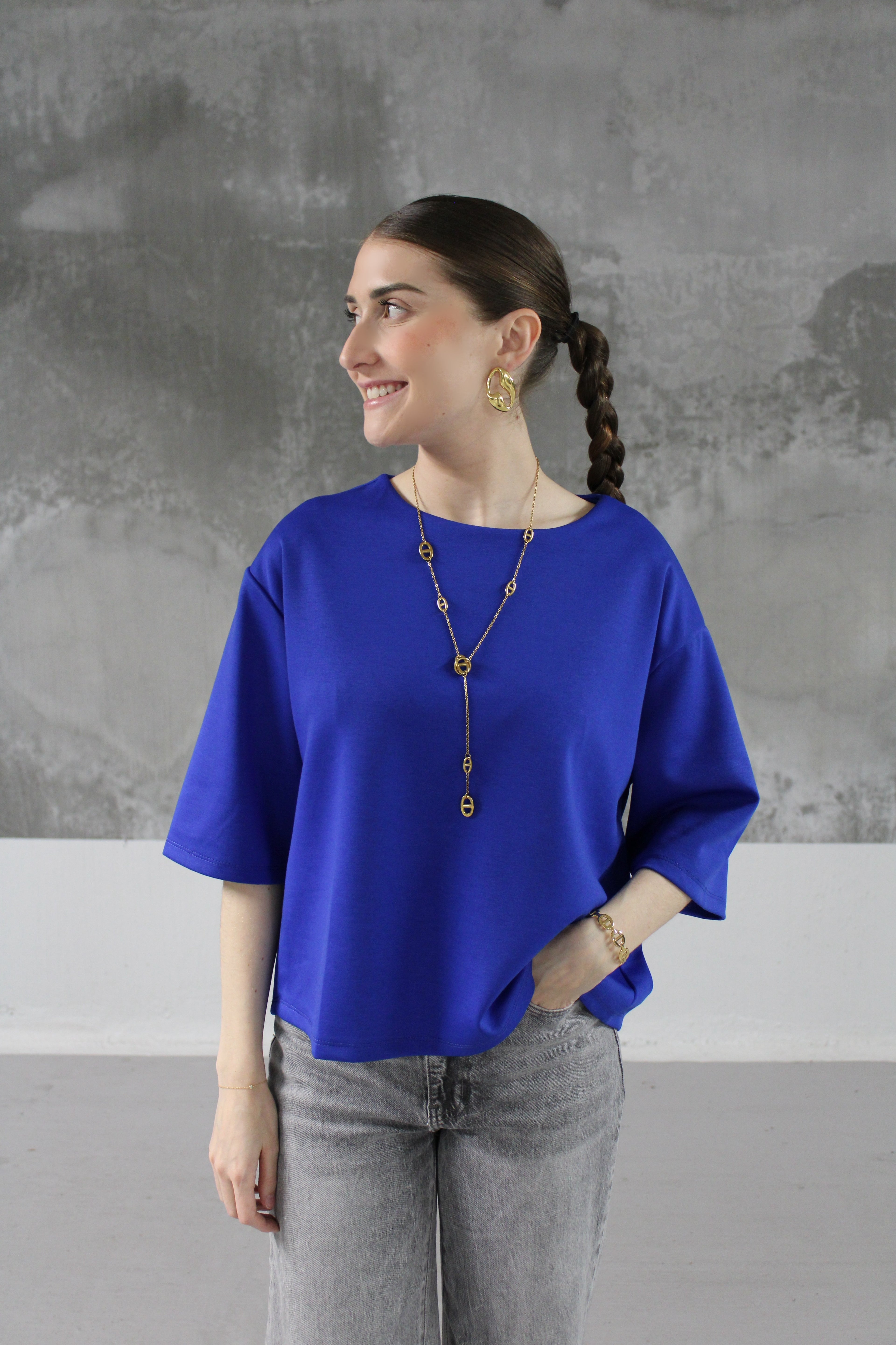 T-SHIRT LUCIE BLEU ROI