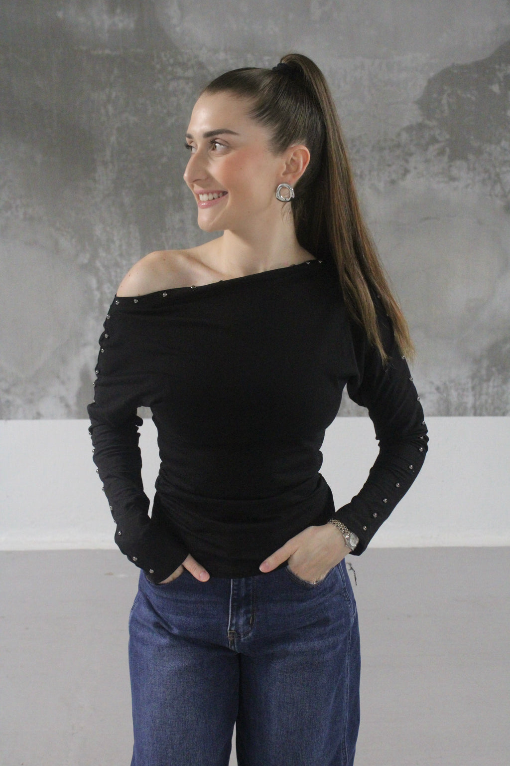 TOP LEA NOIR