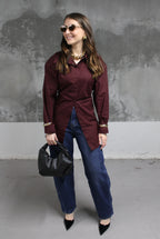 CHEMISE BORDEAUX LOUISA