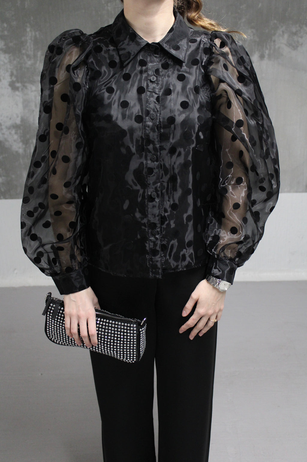 CHEMISIER A POIS LILY