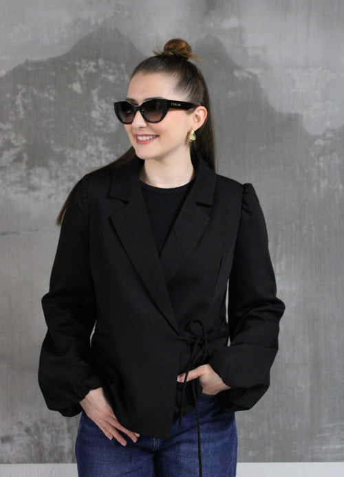 BLAZER CACHE-COEUR NOIR JULIE