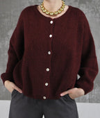 CARDIGAN ALBA BORDEAUX