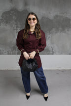 CHEMISE BORDEAUX LOUISA