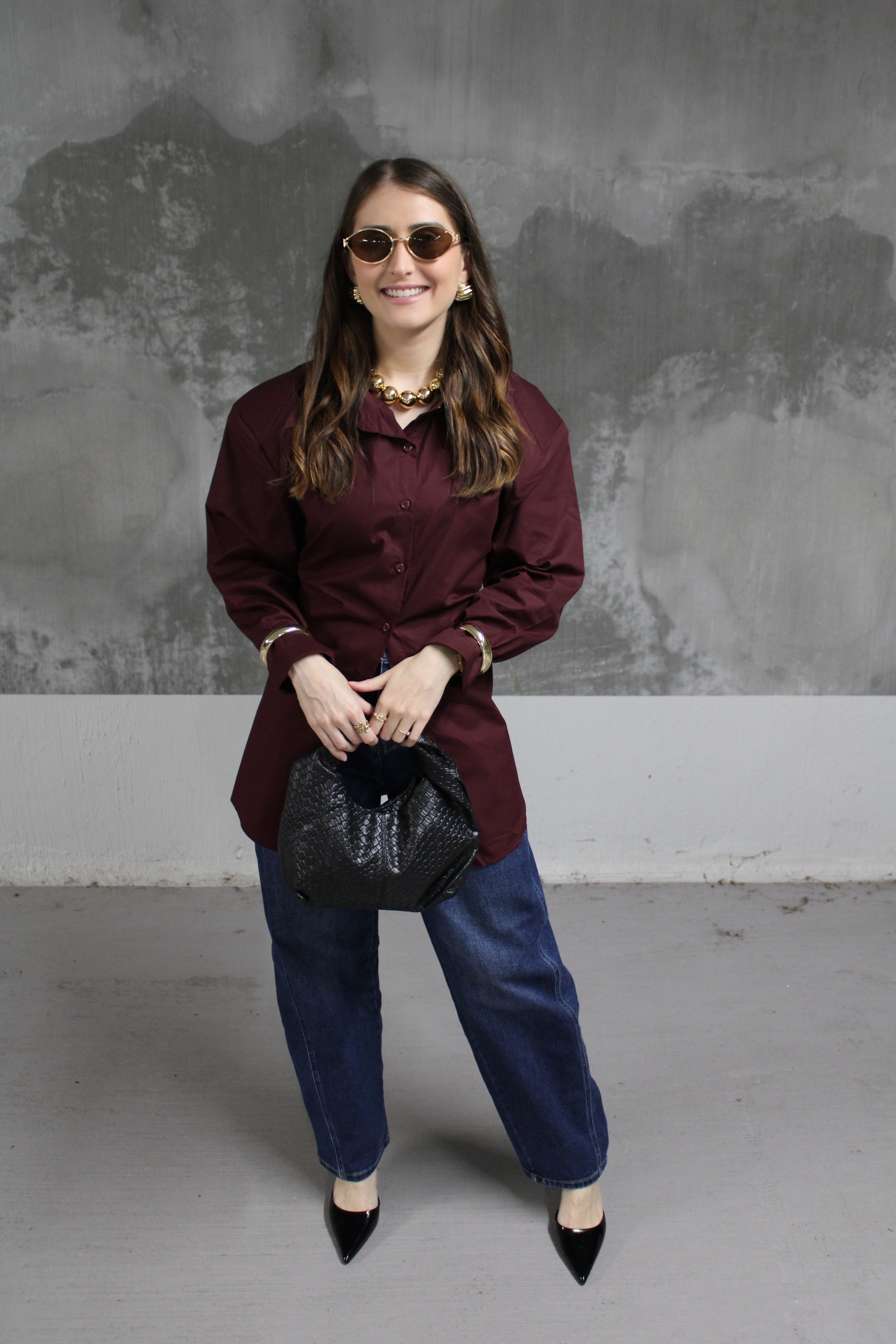 CHEMISE BORDEAUX LOUISA