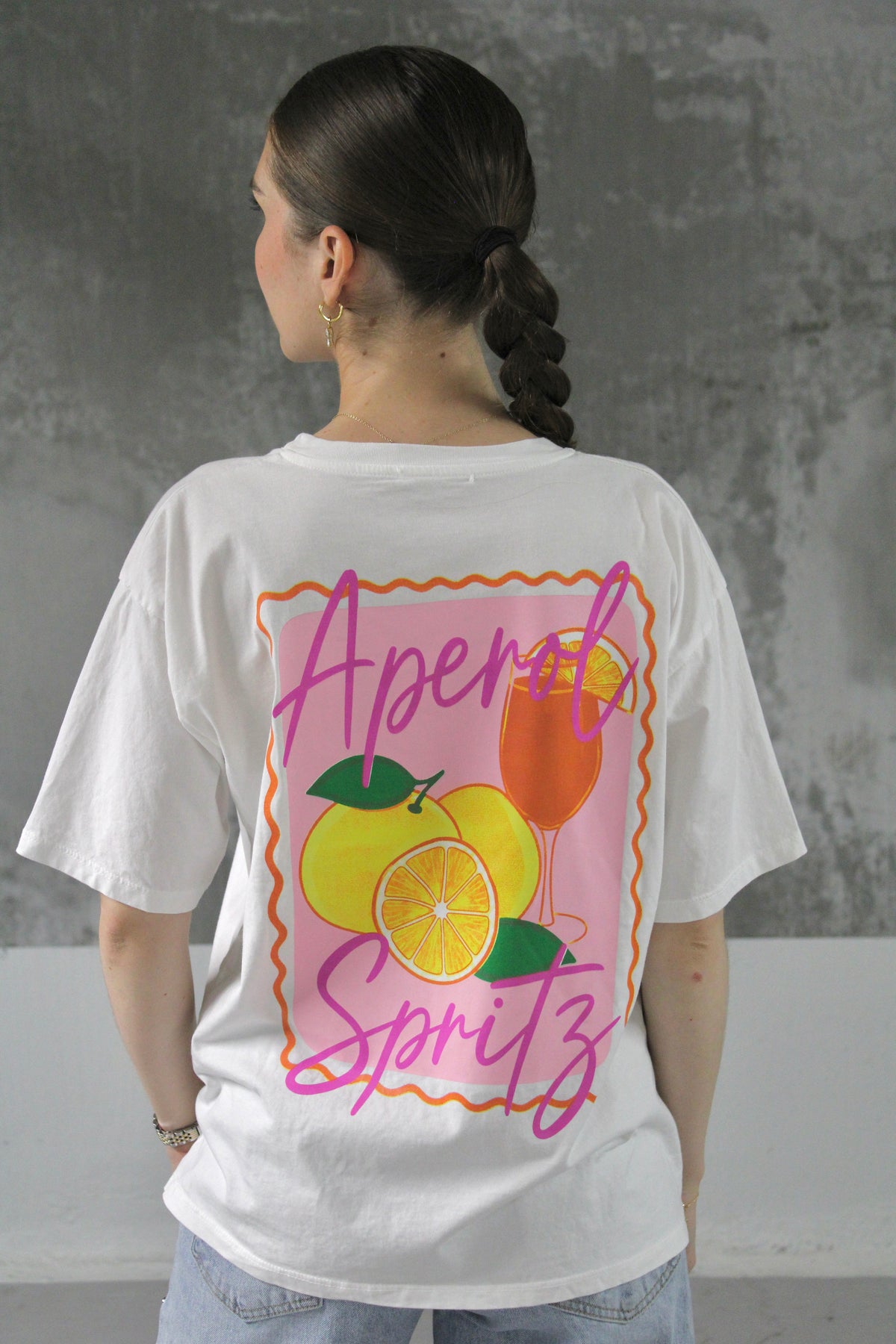 T-SHIRT BLANC APEROL SPRITZ