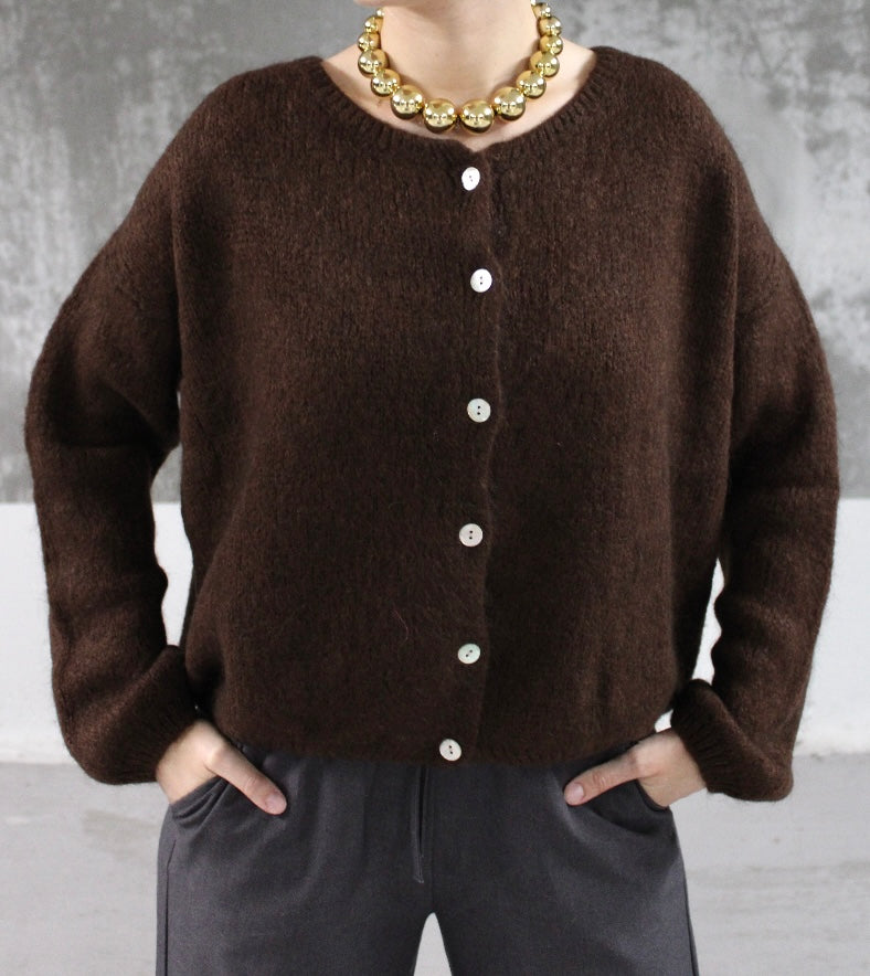 CARDIGAN ALBA CHOCOLAT