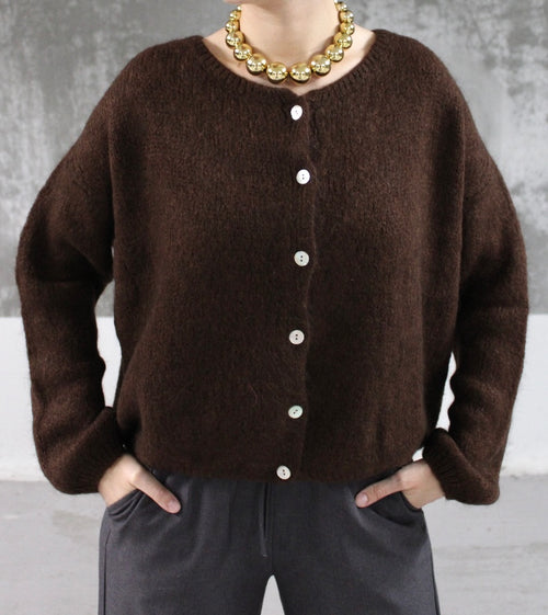 CARDIGAN ALBA CHOCOLAT