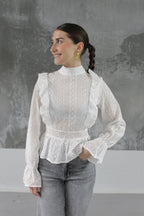 BLOUSE BLANCHE BRODERIE CHARLIE