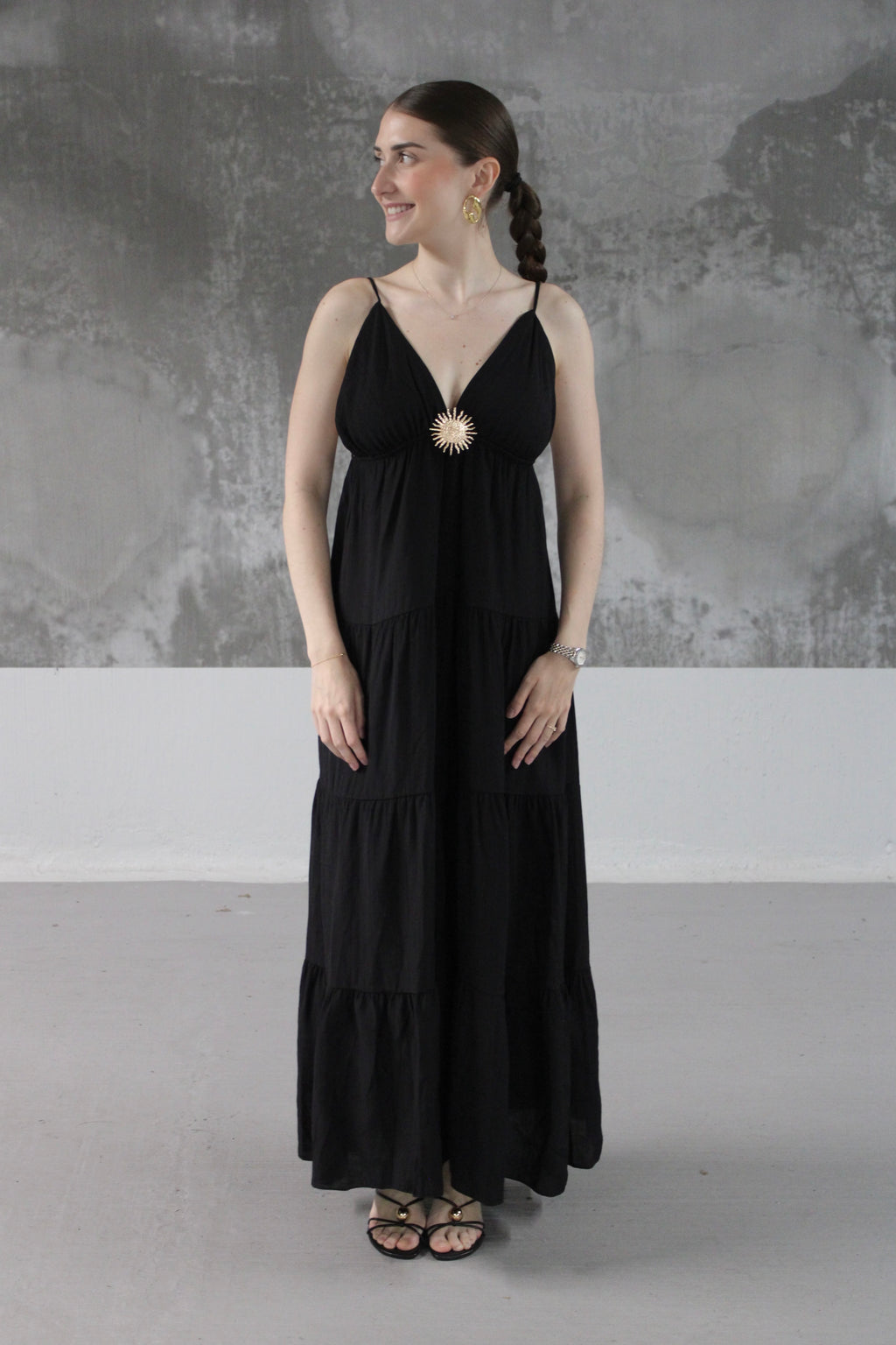 ROBE LONGUE SOLEIL NOIRE