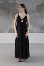 ROBE LONGUE SOLEIL NOIRE