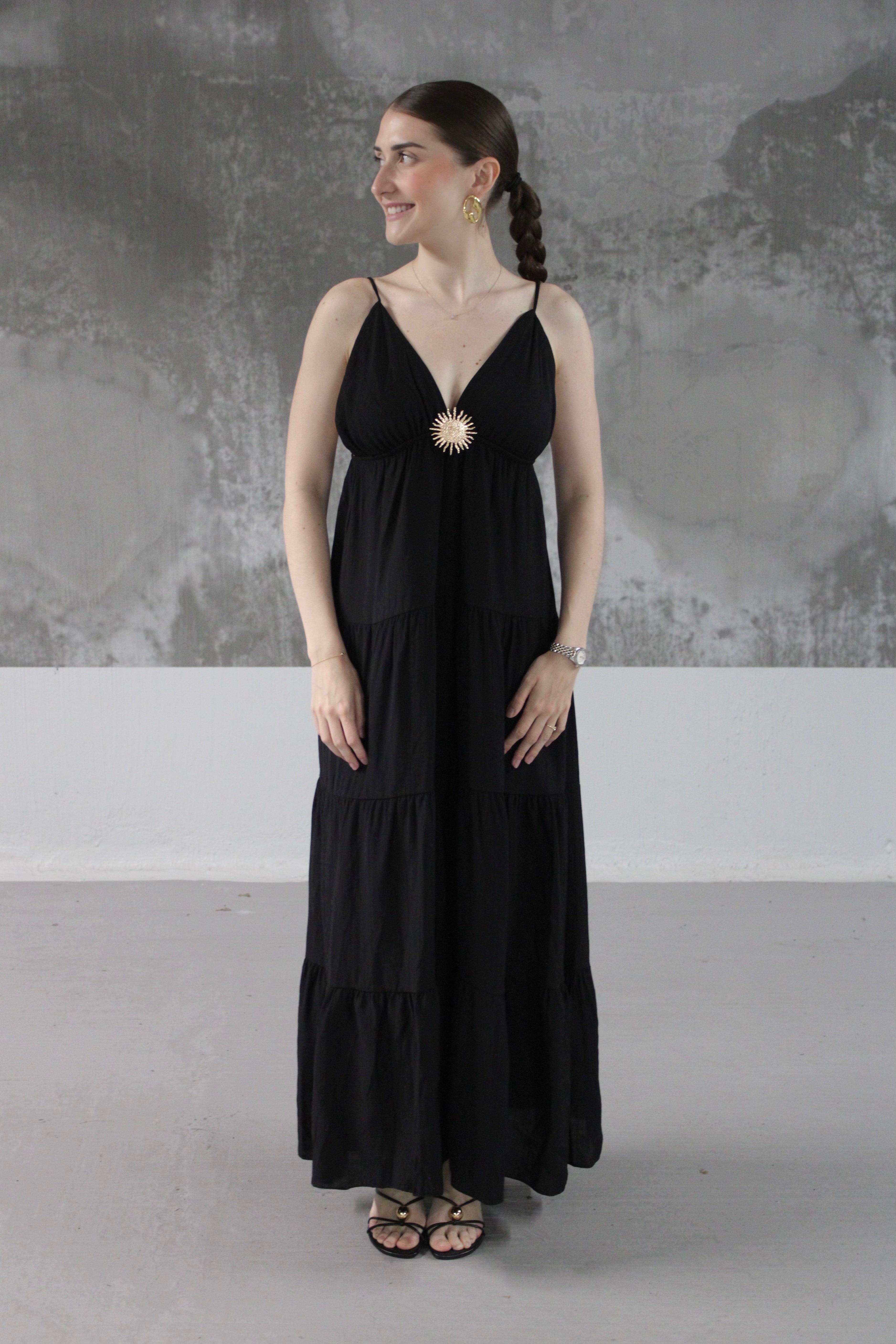 ROBE LONGUE SOLEIL NOIRE