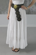 JUPE LONGUE BLANCHE DONA