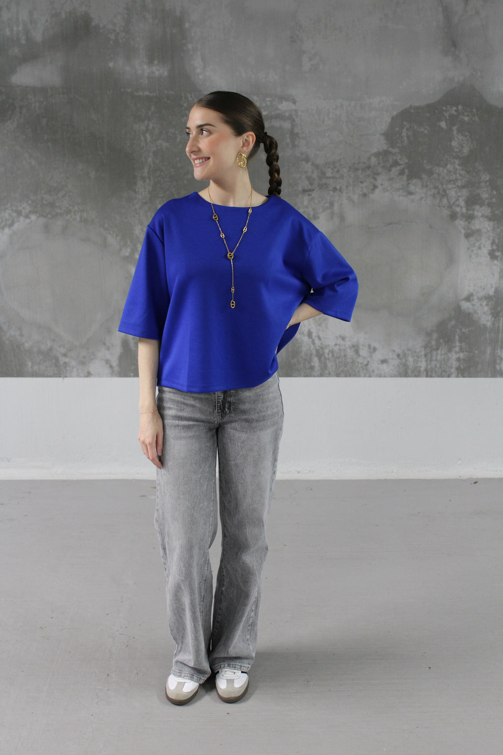 T-SHIRT LUCIE BLEU ROI