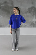 T-SHIRT LUCIE BLEU ROI