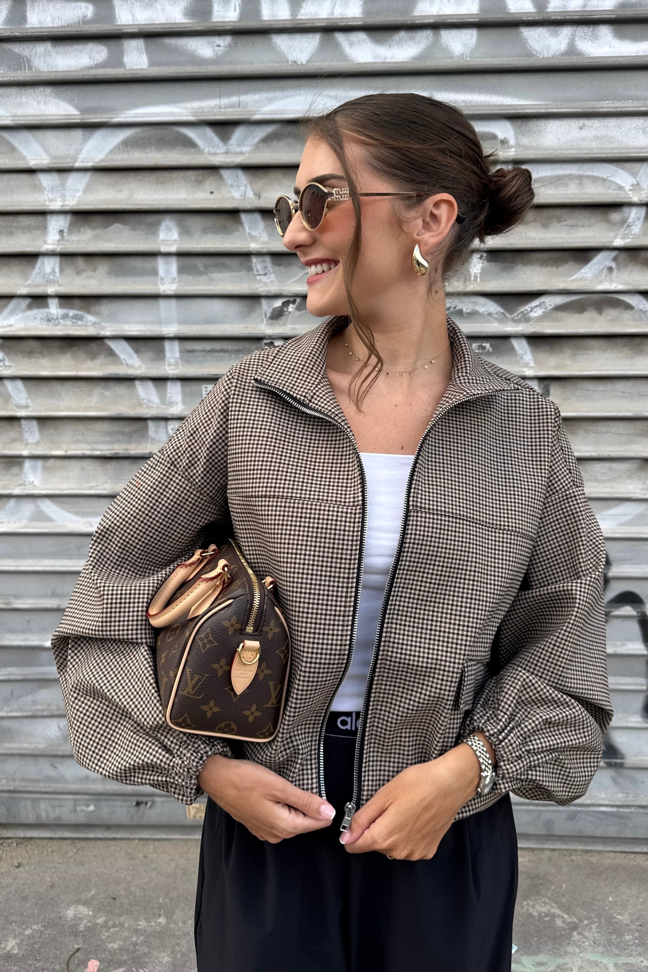 Bombers à carreaux TARA