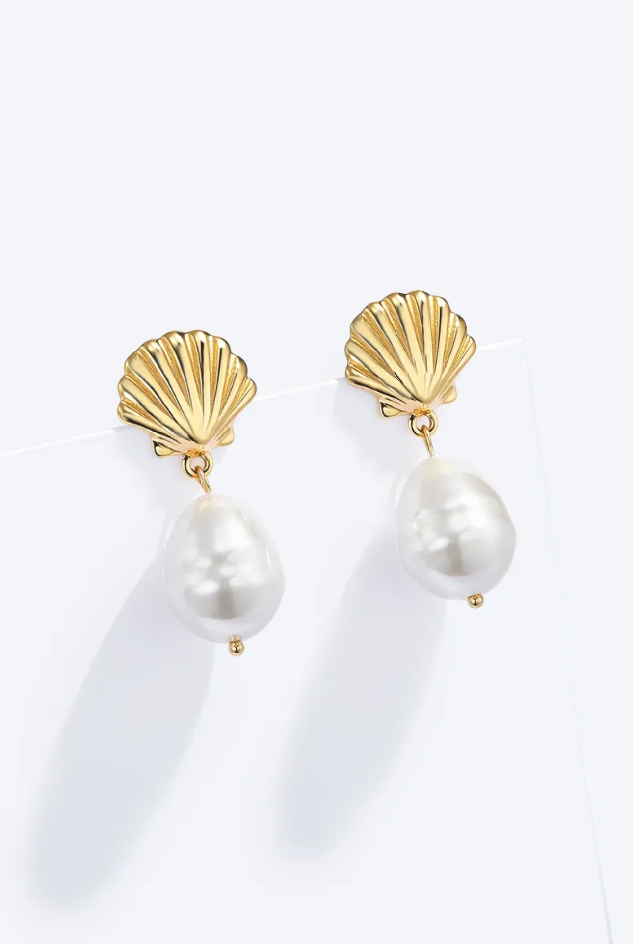 BOUCLES D'OREILLES COQUILLAGE
