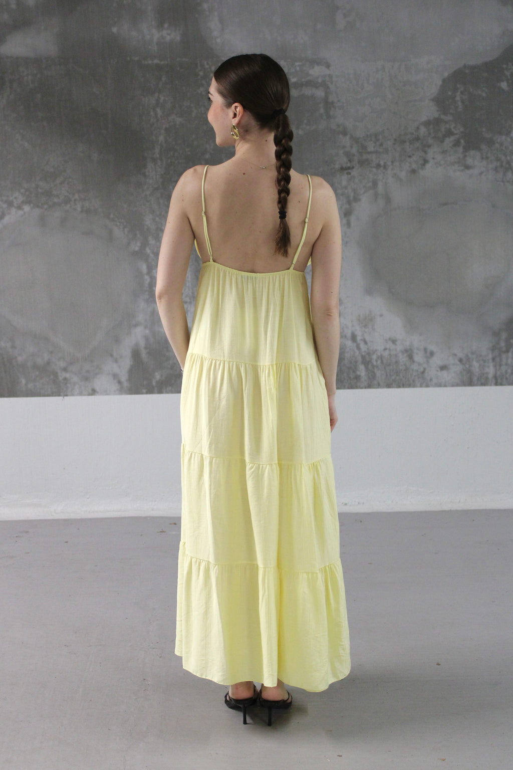 ROBE LONGUE SOLEIL JAUNE