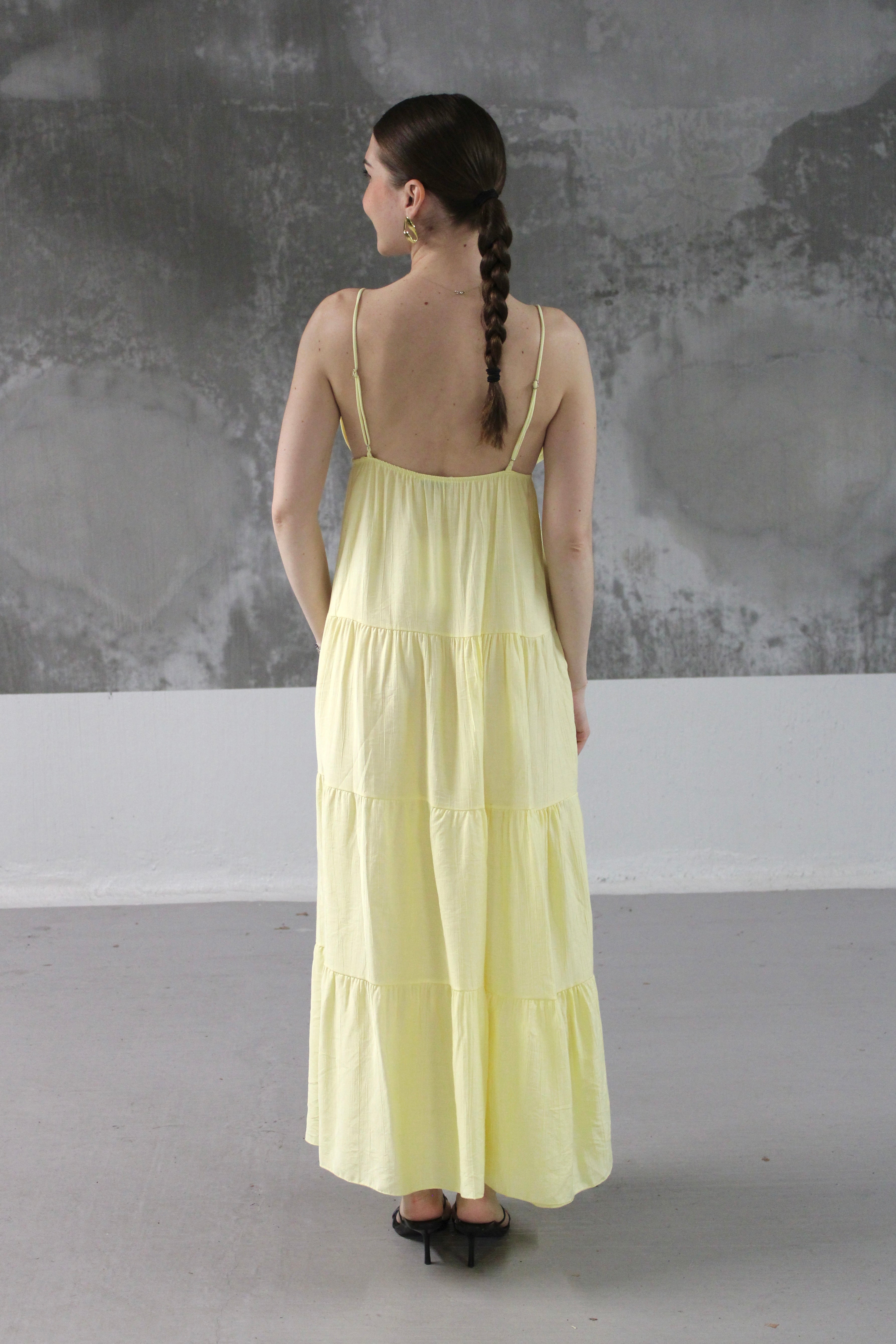 ROBE LONGUE SOLEIL JAUNE