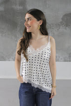 TOP BLANC MERYL ASYMETRIQUE