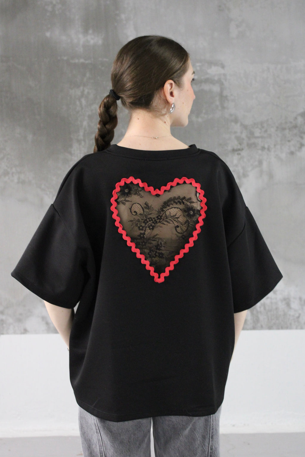 T-SHIRT LOVE NOIR