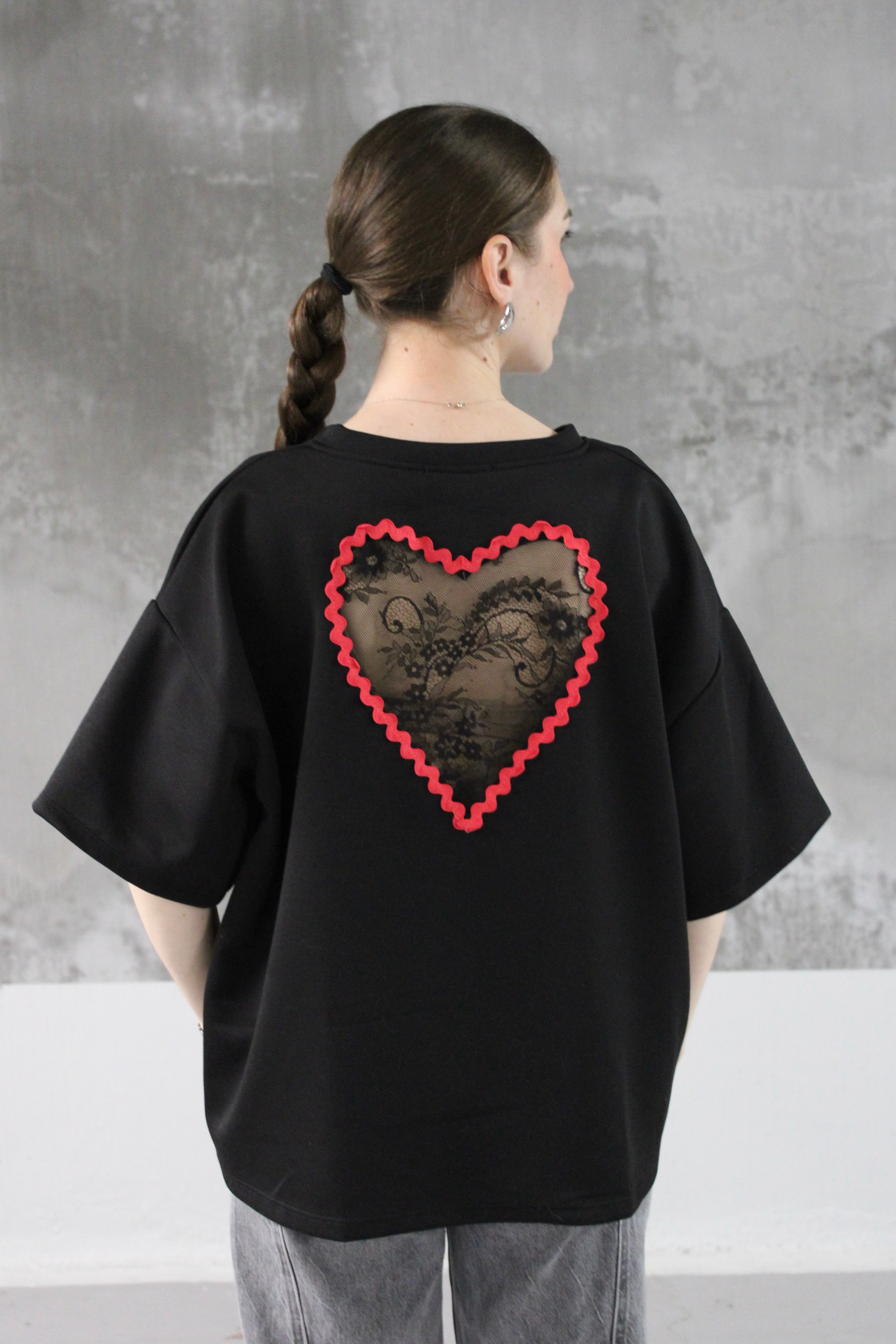 T-SHIRT LOVE NOIR