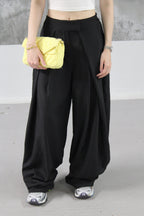 PANTALON FLUIDE PALAZZO NOIR