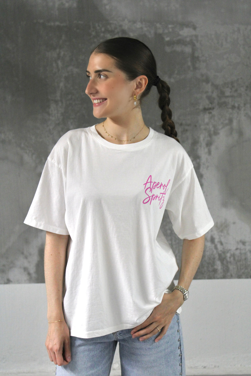 T-SHIRT BLANC APEROL SPRITZ