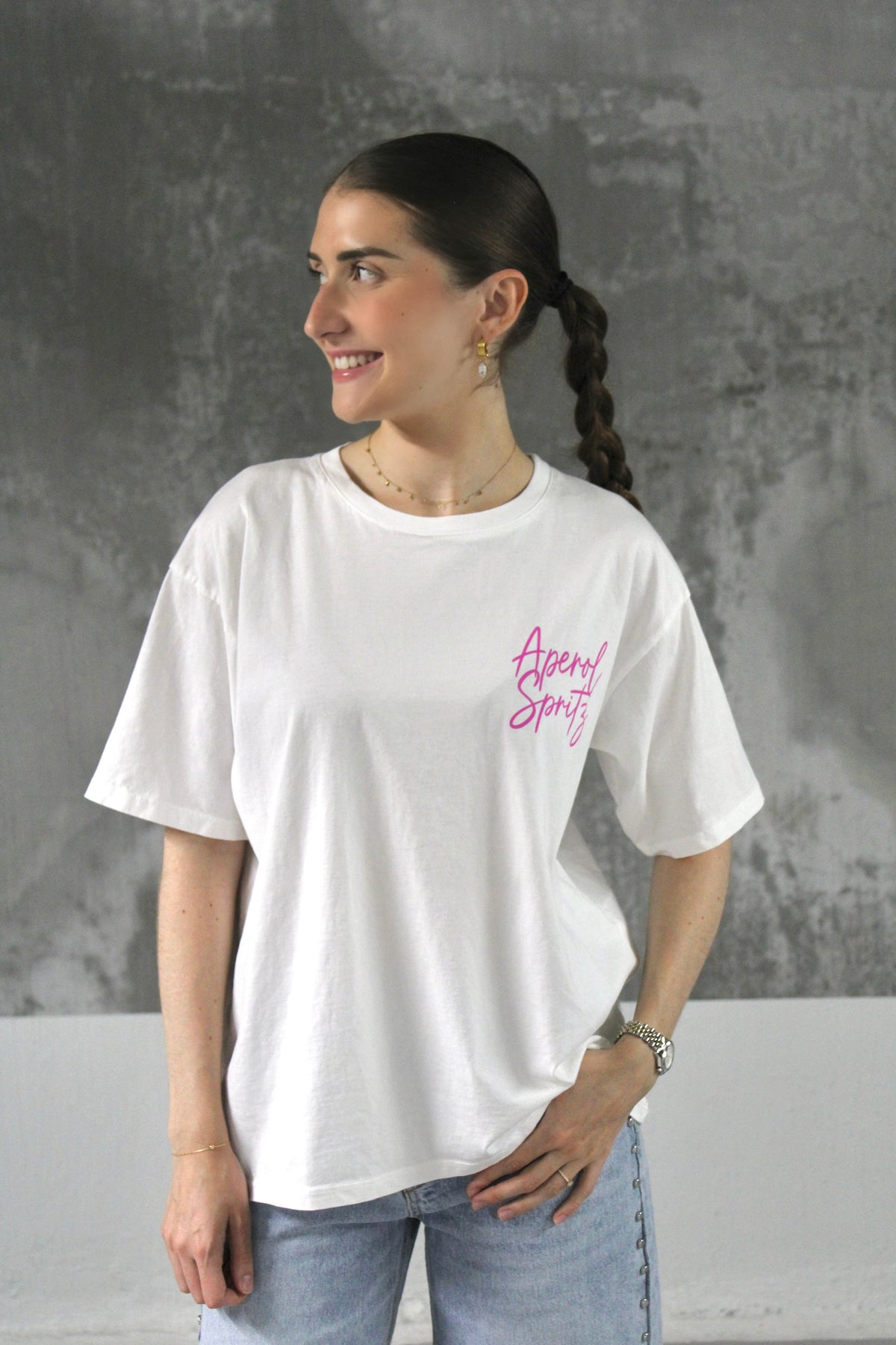 T-SHIRT BLANC APEROL SPRITZ