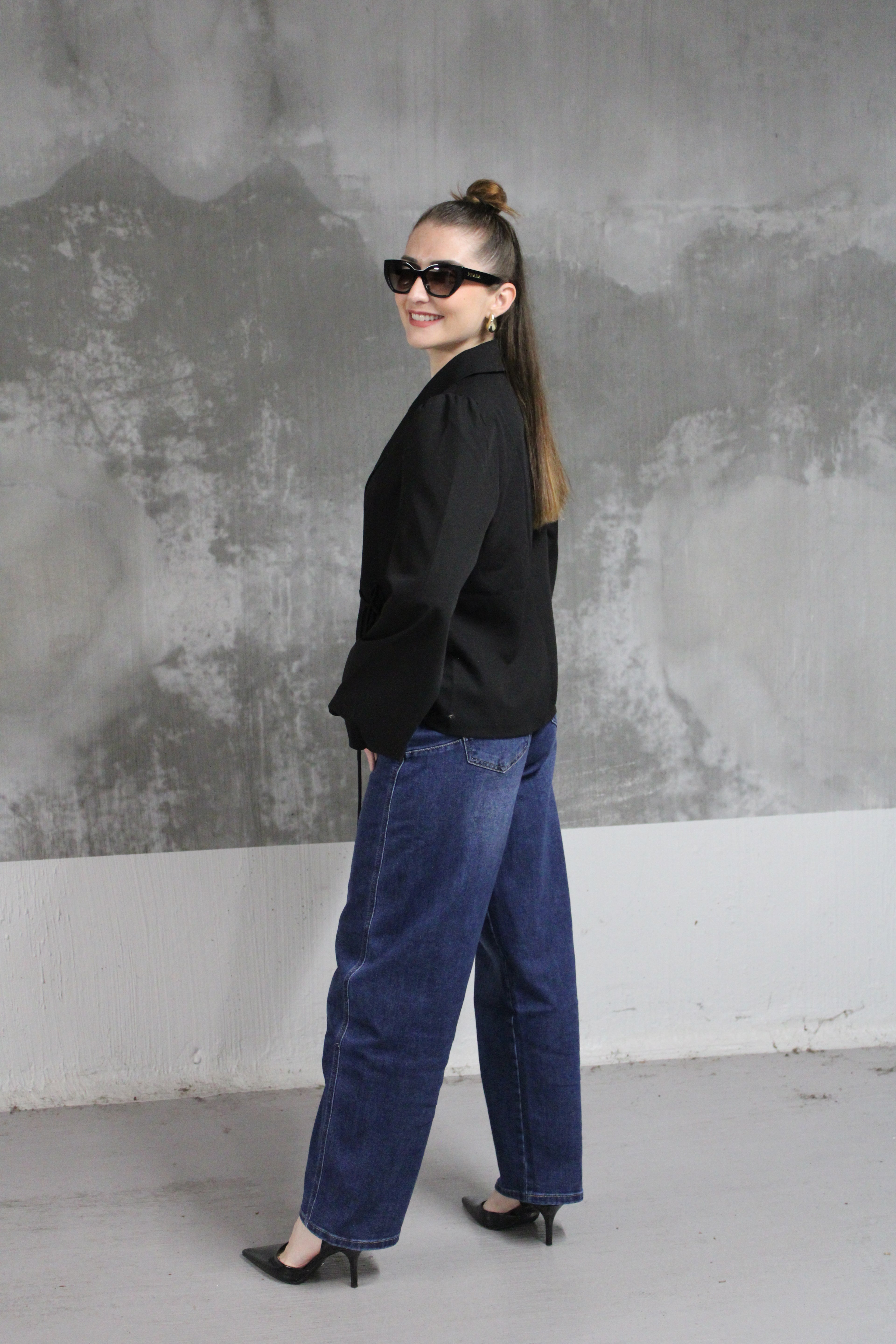 BLAZER CACHE-COEUR NOIR JULIE